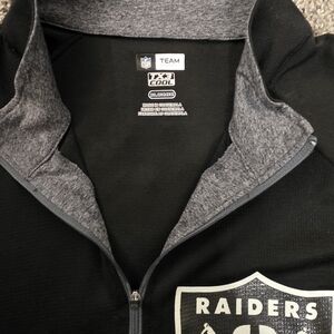 NFL Raiders Black and Gray Jacket